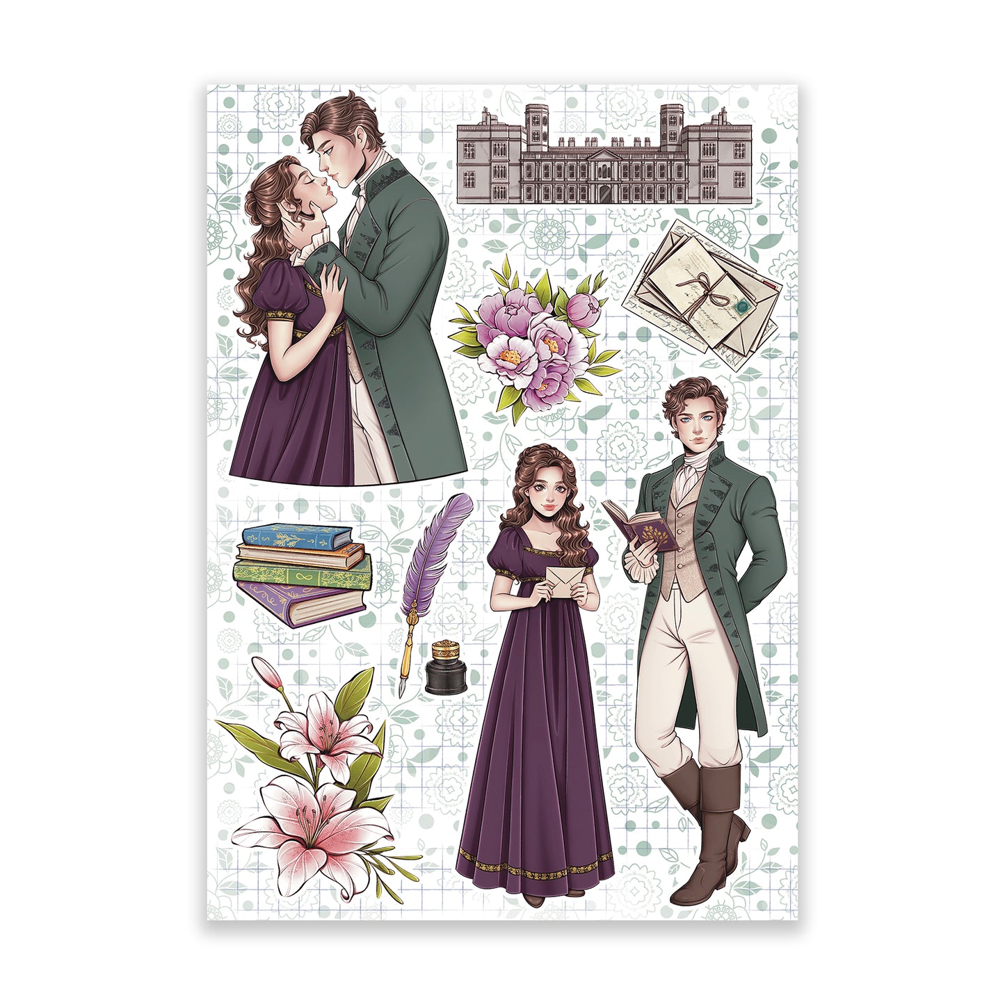 Mansfield Park Sticker Sheet