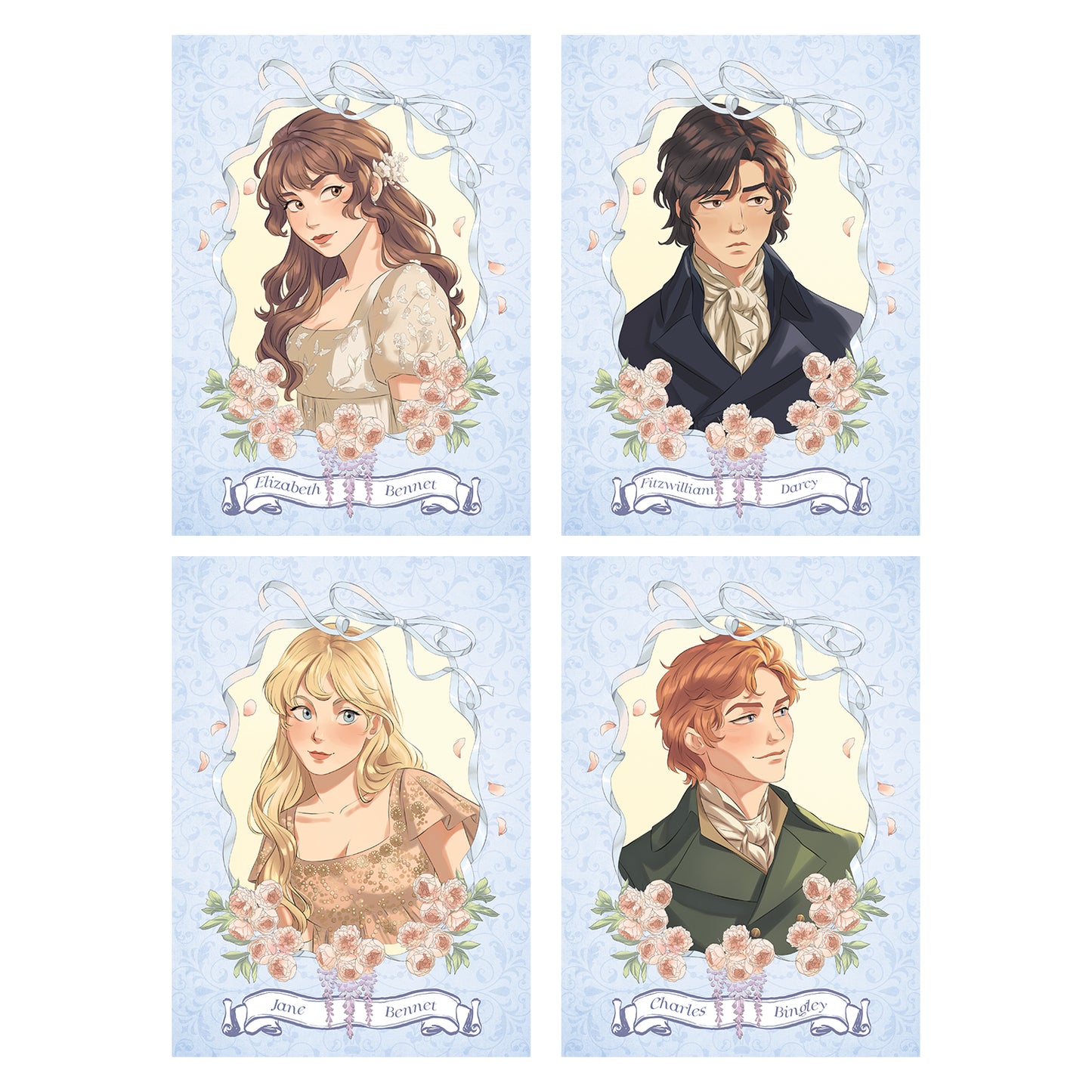 Pride and Prejudice Character Cards