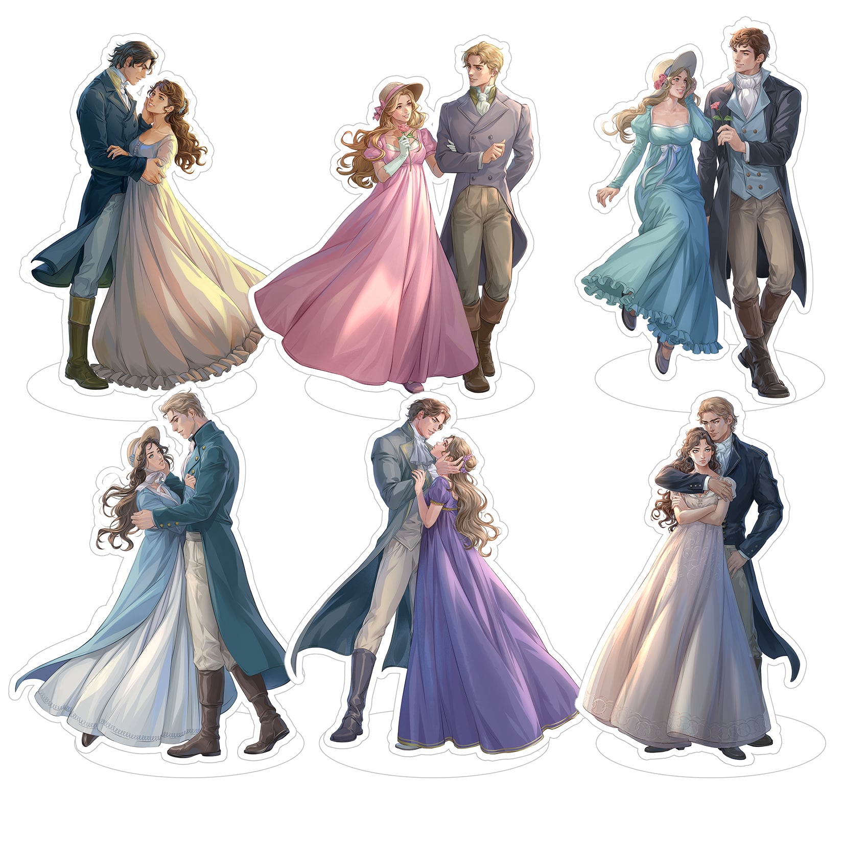 Jane Austen Acrylic Standee Collection – Wisteria Society